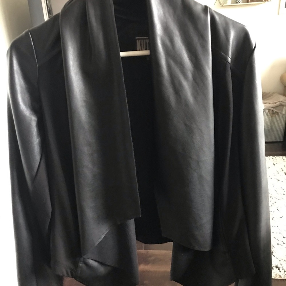Kut from the kloth faux leather jacket